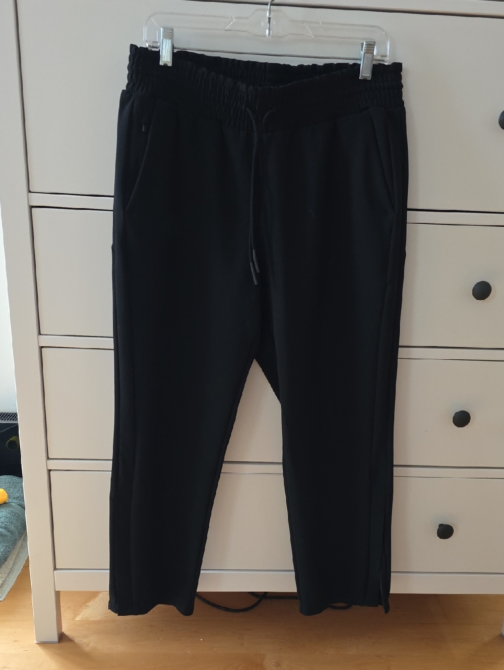 Athleta Black Women's Jogger Pants with Drawstring Waist